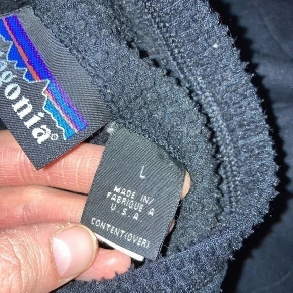 Patagonia black sweater L